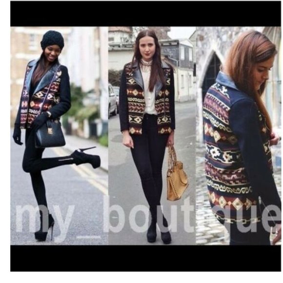zara aztec jacket